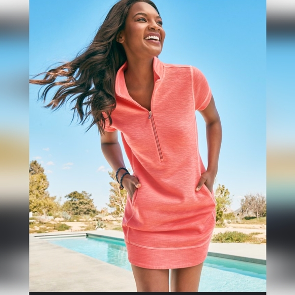 Bathing Suit Cover Women's Sun Protection - Half Zip Short Sleeve